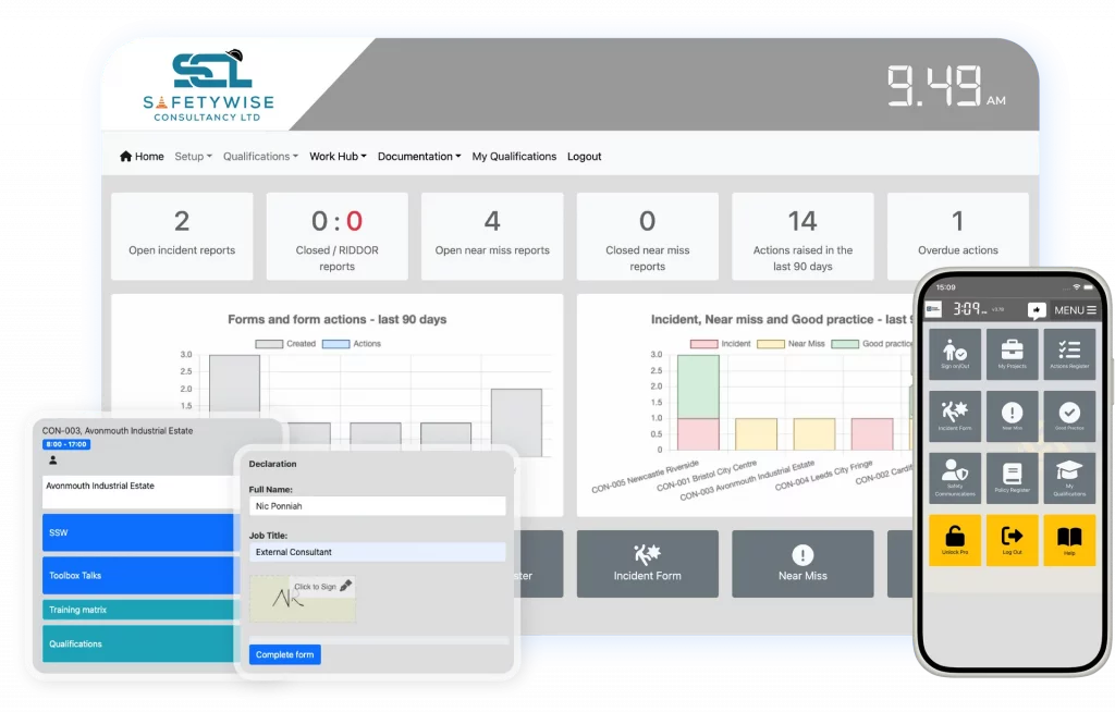 Safetywise Health and Safety Consultancy Software